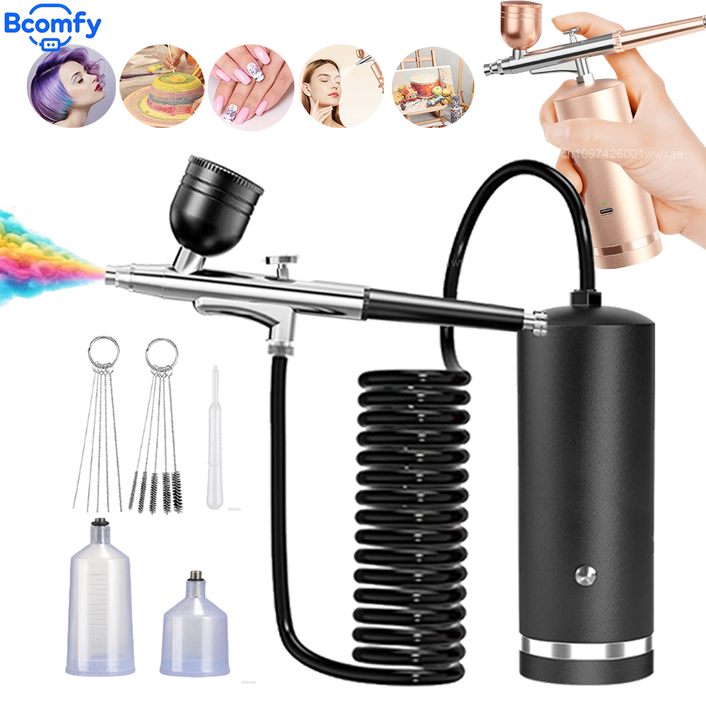 Airbrush with Compressor Recha - Air Compressor Mini review and price