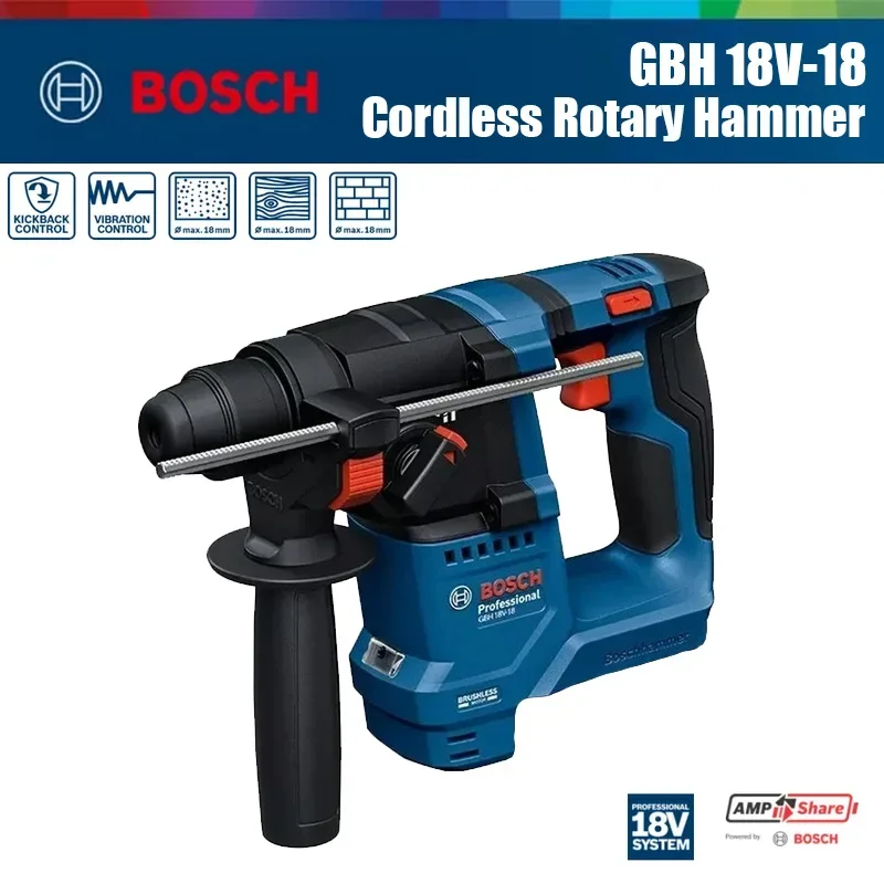 Bosch GBH 18V-18 Cordless Rota - Power Tools Hammer review and price