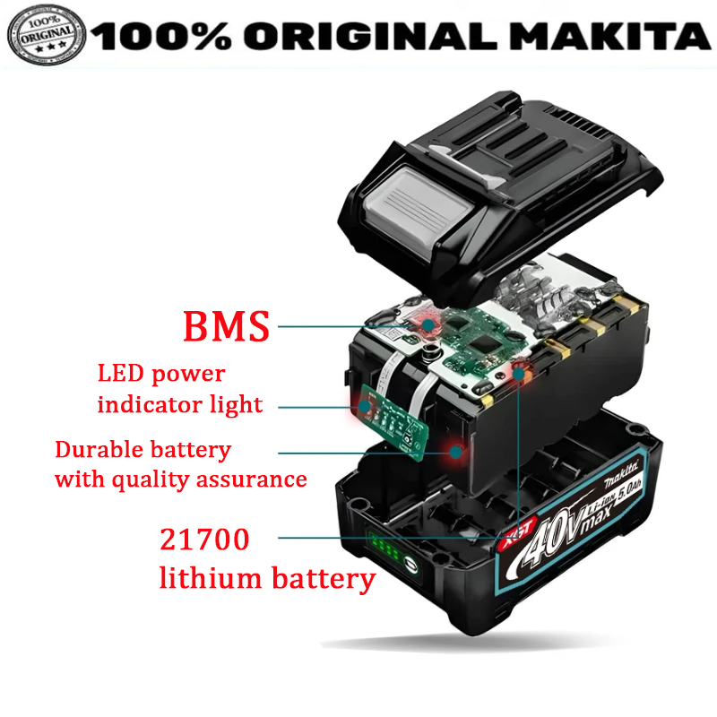 100% NEW  Makita 40V Max 5.0Ah - Makita Power Tools Xgt review and price