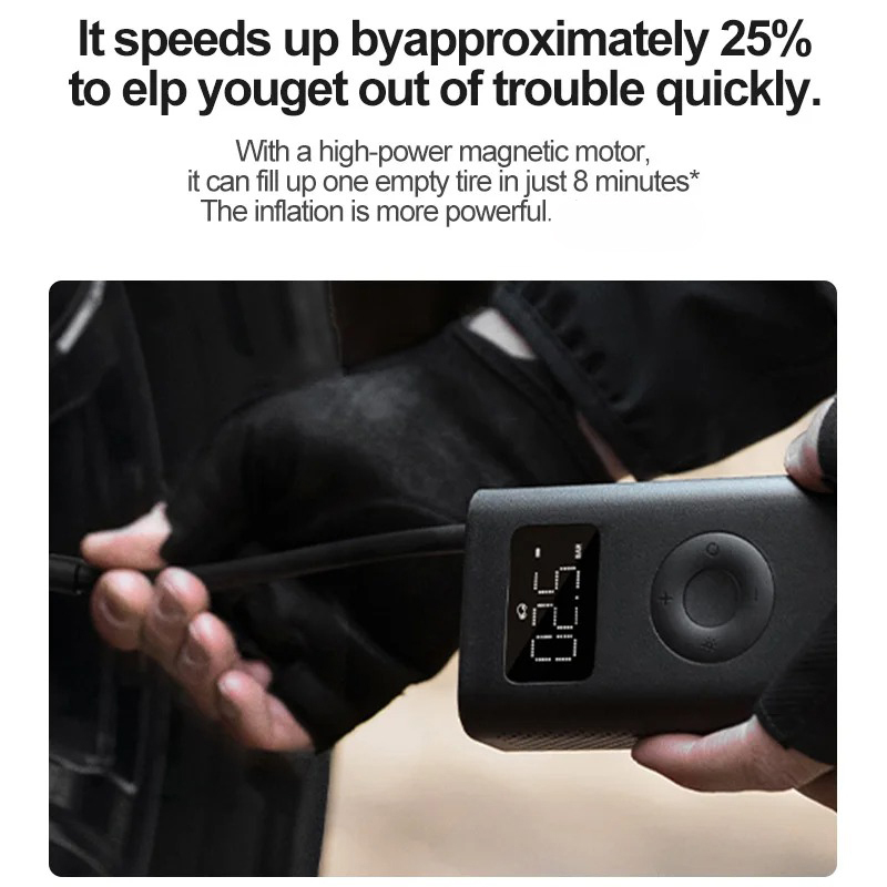 Original MIJIA Air Pump 2D 25% - Air Compressor Mini review and price