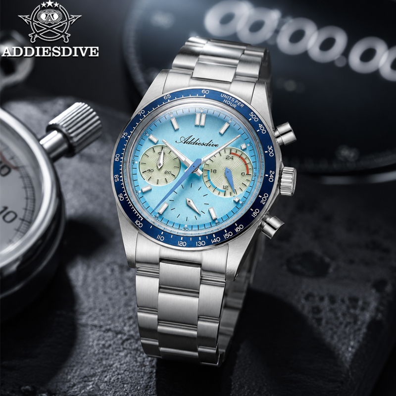 ADDIESDIVE New Men Watches VK6 - Power Tools Display review and price