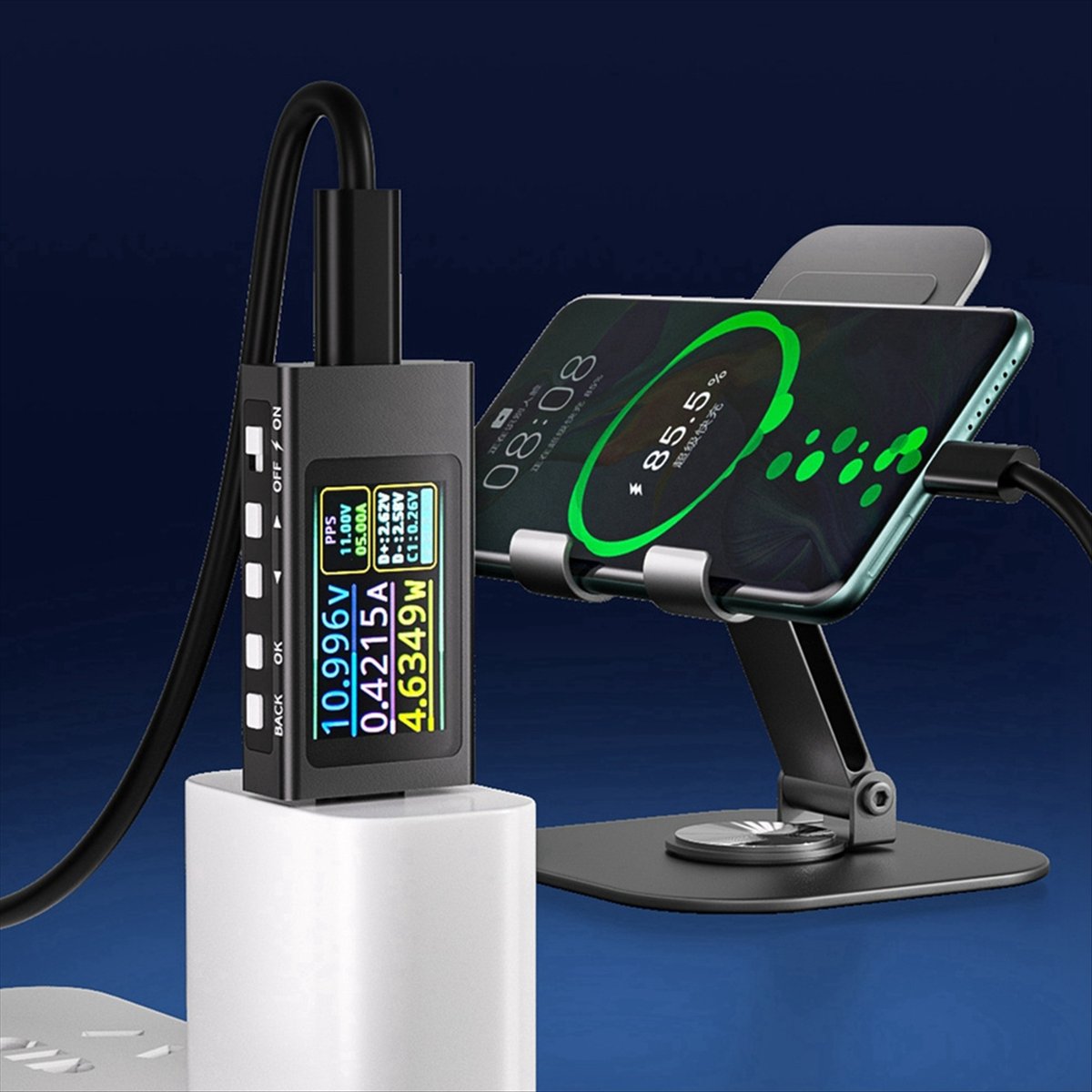 KWS-X1 Power Meter Type-C Test - Power Tools Display review and price