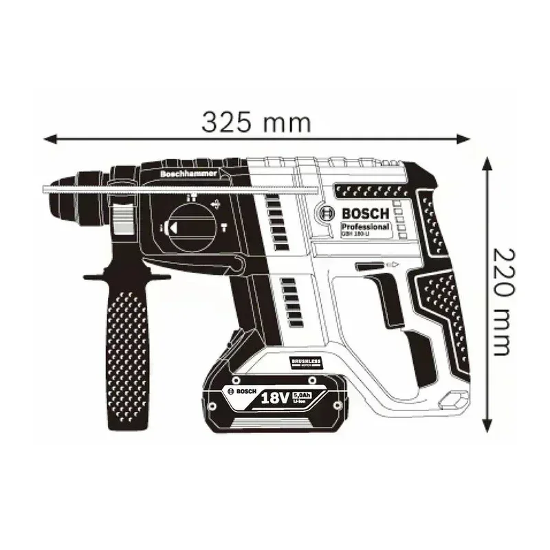 BOSCH GBH 180-LI Brushless Cor - Power Tools Hammer review and price