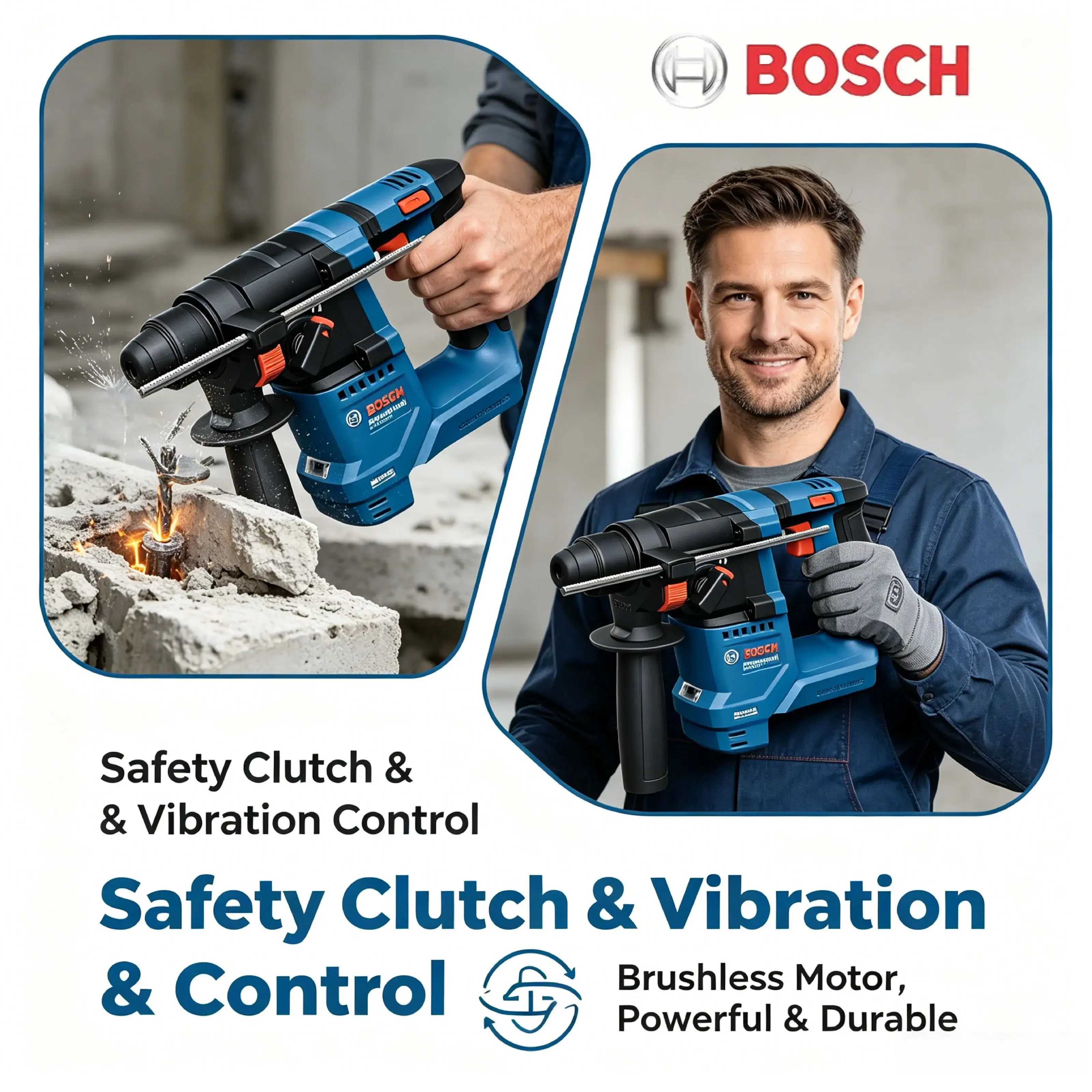 Bosch GBH 18V-18 18V Brushless - Power Tools Hammer review and price