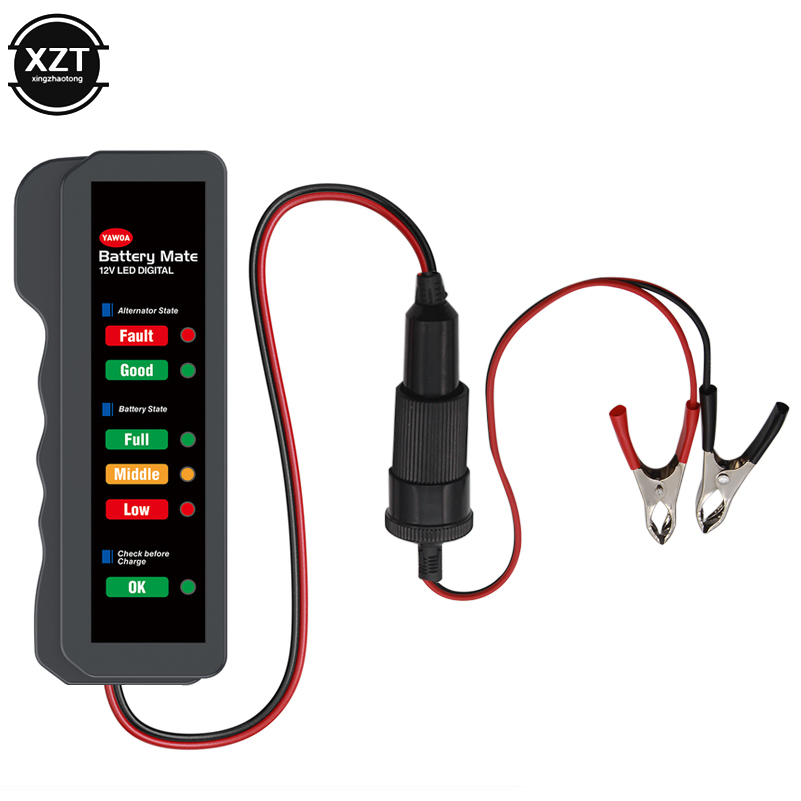 Car Battery Tester 6 LED Displ - Power Tools Display review and price