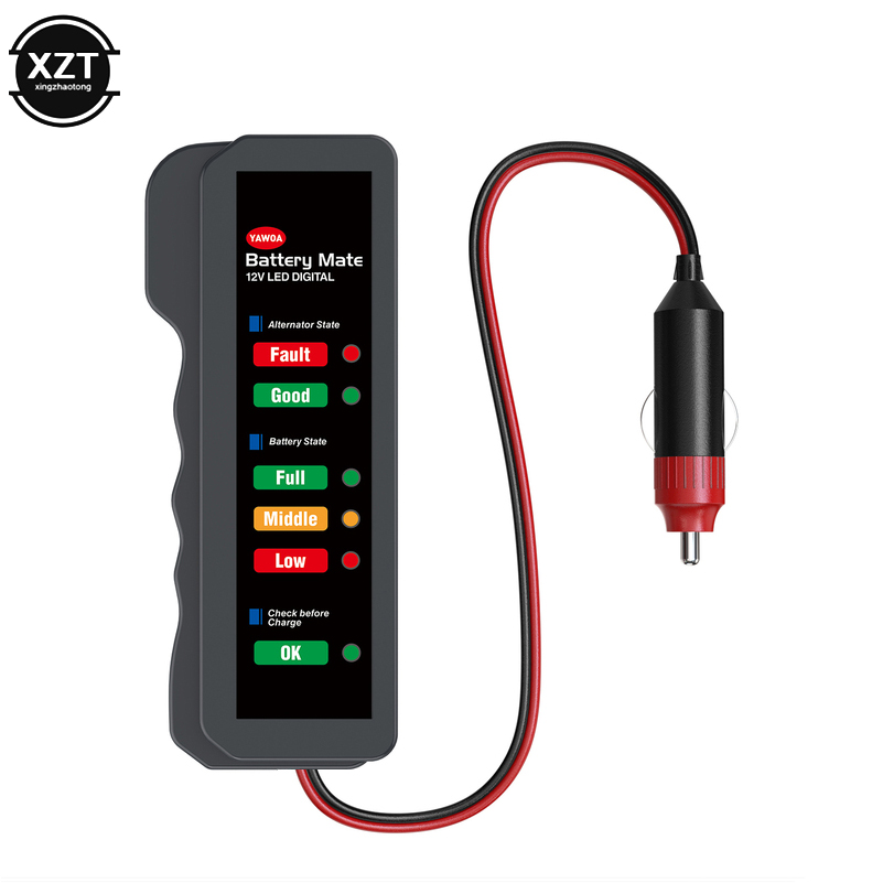 Car Battery Tester 6 LED Displ - Power Tools Display review and price