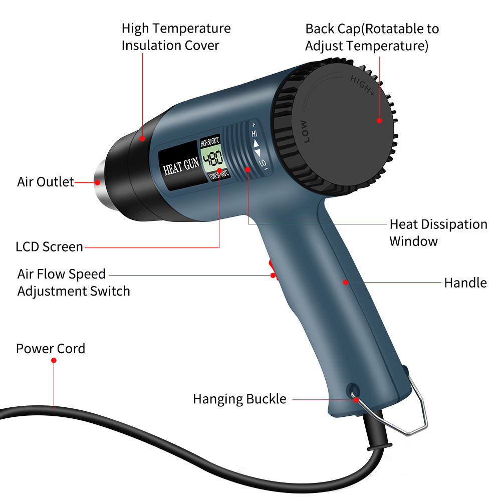 2000 Watts Fast Heating Variab - Heat Gun Variable review and price